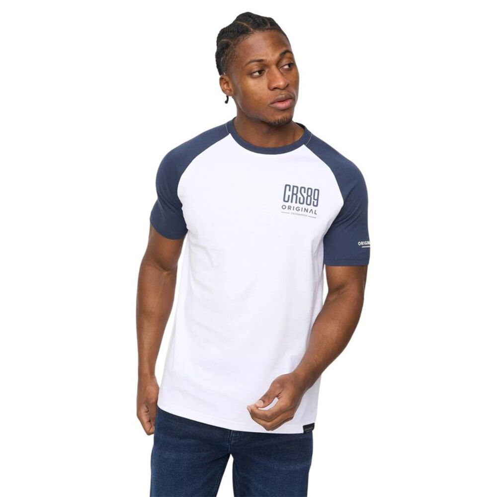 Crosshatch Mens Bretsby T-Shirt / Navy